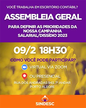 PARTICIPE DA ASSEMBLEIA GERAL