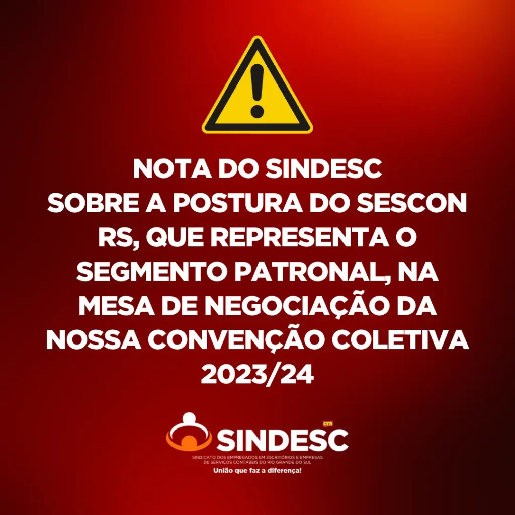 NOTA sobre negociação salarial 23/24
