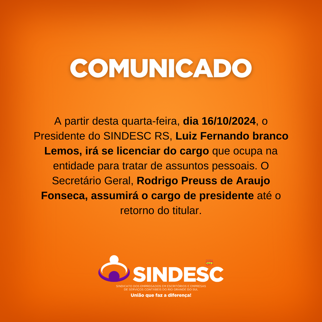 COMUNICADO