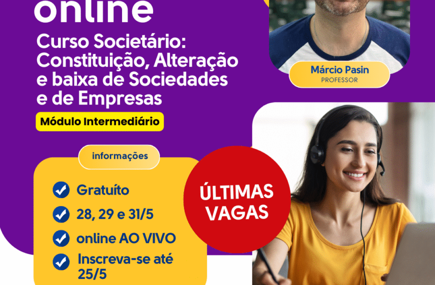 Curso gratuito do Sindesc RS capacita trabalhadores em constituição e transformação de empresas