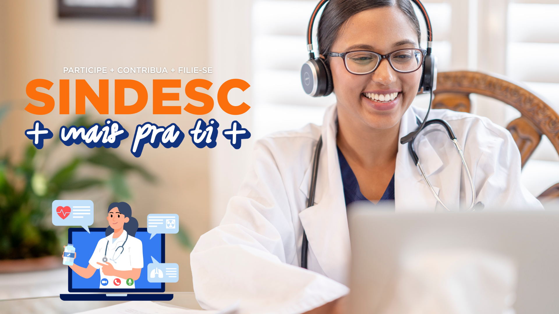 SINDESC lança serviço de Telemedicina gratuito para trabalhadores da contabilidade no RS