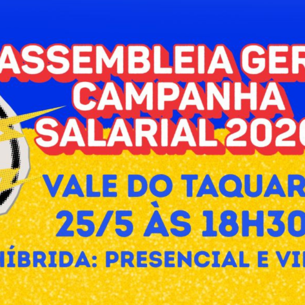 SINDESC RS: Assembleia Geral vai debater Convenção Coletiva 2026/2027 e mobiliza trabalhadores de mais de 40 cidades do Vale do Taquari